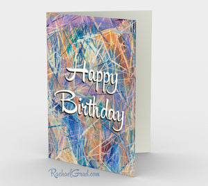Stationery Card Set - Happy Birthday Card by Toronto artist Rachael Grad