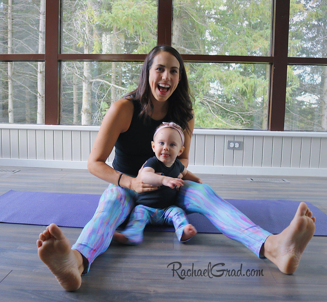 Buy Matching Mother Daughter Leggings, Mommy and Me Leggings, Yoga Pants,  Activewear, Mom Daughter Leggings, Gift Idea Online in India - Etsy