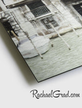 Load image into Gallery viewer, Texture Detail of Limited Edition Art Print on Metal by Toronto Artist Rachael Grad