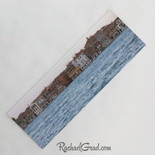 Load image into Gallery viewer, Yoga Mat with Venice Italy canal art by Toronto Artist Rachael Grad