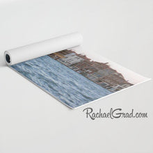 Load image into Gallery viewer, Yoga Mat with Venice Italy canal and water  art by Toronto Artist Rachael Grad