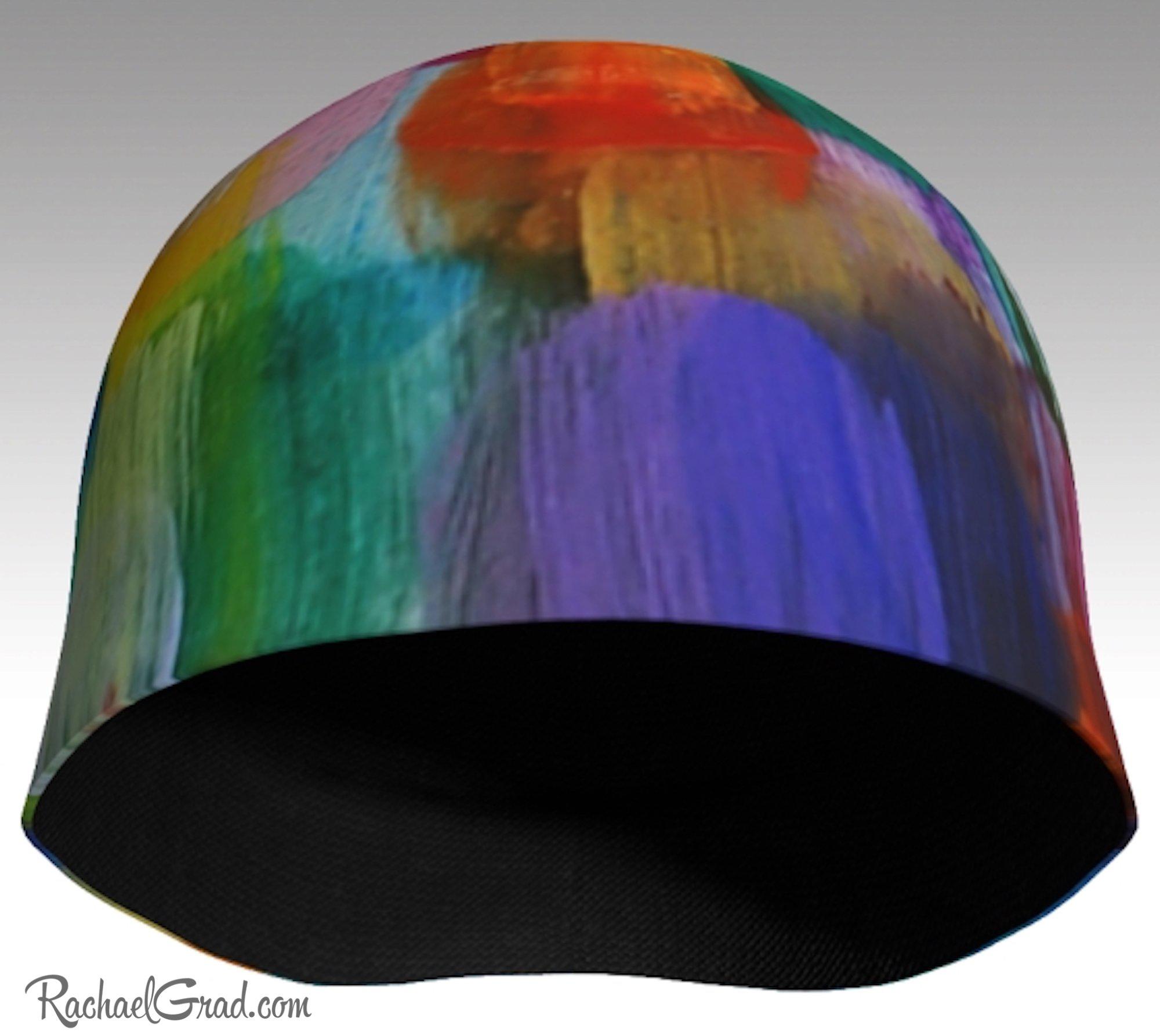 Colourful shop winter hats