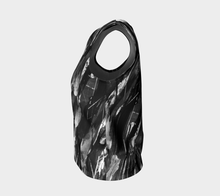 Load image into Gallery viewer, Black and Water loose tank top dark-Loose Tank Top (Regular)-Canadian Artist Rachael Grad
