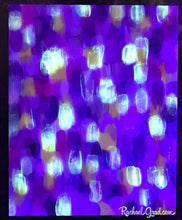 Load image into Gallery viewer, Glow in the Dark Painting Artwork 2 by Toronto Artist Rachael Grad night