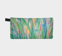 Load image into Gallery viewer, Green Grass Abstract 1 Pencil Case-Pencil Case-Canadian Artist Rachael Grad