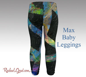 First Birthday Present Max Baby Leggings Rachael Grad Art