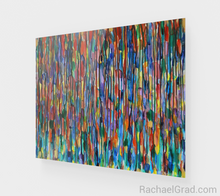Load image into Gallery viewer, Fluid Art Print Bright Colours 1 24 x 20-Acrylic Print-rachaelgrad artsy abstract colorful artwork multicolor wall art