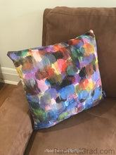 Load image into Gallery viewer,  Colorful Pillows Art Pillow Covers Decorative Dot Series Pillow 1 Purple Blue-18&quot; x 18&quot; Pillow Case-rachaelgrad-rachaelgrad artsy abstract colorful artwork multicolor