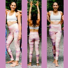 Load image into Gallery viewer, pink leggings by Toronto Artist Rachael Grad on model