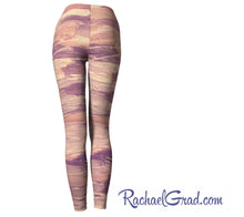 Load image into Gallery viewer, pink leggings by Toronto Artist Rachael Grad back view