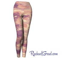 Load image into Gallery viewer, pink leggings by Toronto Artist Rachael Grad front view