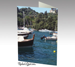 Stationery Card Set - Dog Swimming, Rapallo, Italy-Stationery Card-Canadian Artist Rachael Grad