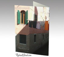 Load image into Gallery viewer, Stationery Card Set - Laundry Lines in Venice, Italy-Stationery Card-Canadian Artist Rachael Grad