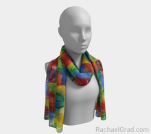 Load image into Gallery viewer, Dot Series 2 Long Scarf-Long Scarf-rachaelgrad-rachaelgrad artsy abstract colorful artwork multicolor
